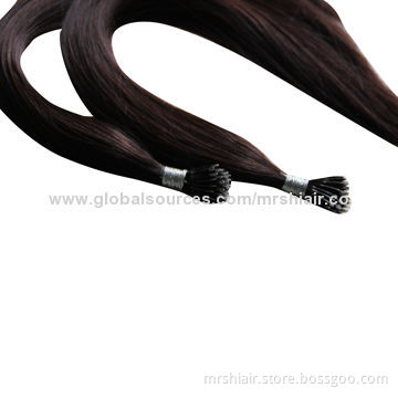 20" Dark Brown Straight Nano Ring Hair